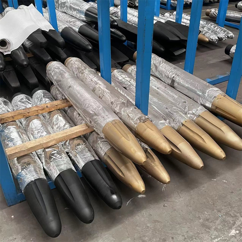 140mm Diameter Gold 140mm Hydraulic Breaker Chisel Moil Point Excavator Hydraulic Rock Hammer Parts DS8C